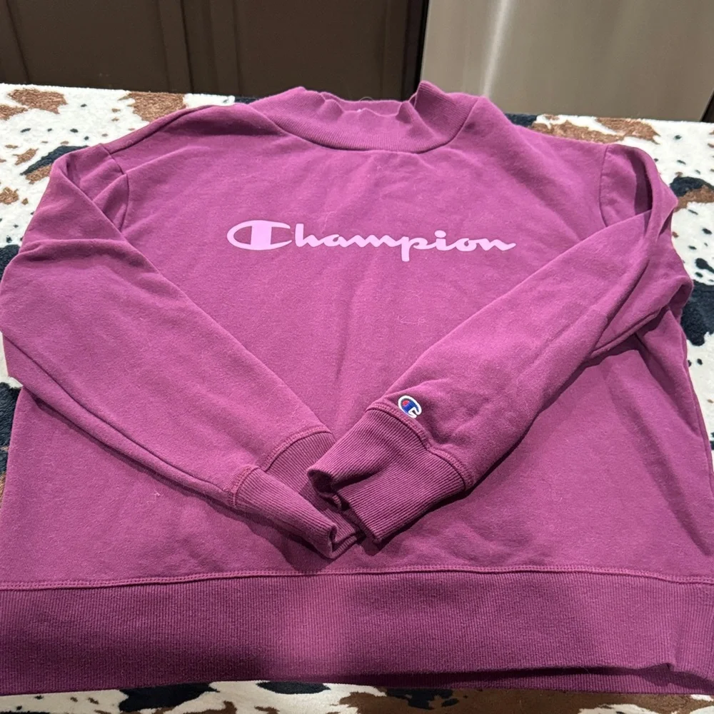 Champion Purple Sweatshirt - Picture 1 of 4